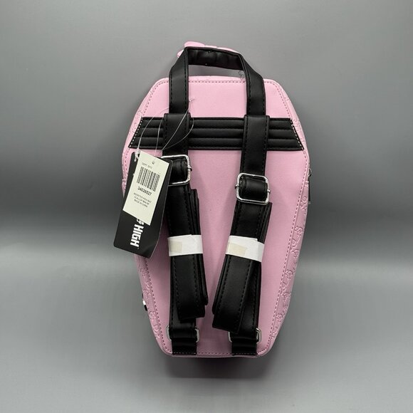 Monster High Draculaura Coffin Mini Backpack Scalloped Edges NEW - Picture 3 of 9